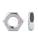 
Jiang Zhiai 201/304 stainless steel hexagon thin nut Thin nut Flat thin fine tooth thin nut DIN439 GB6172 M5*8 opposite sides*2.7 thick (2000 pieces) 201
