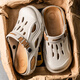 
Pilot Camel Sandals 2025 summer new men's sports outdoor beach hole shoes, driving non-slip wear-resistant sandals, khaki [Snap Series 13561] 39-40 [Size is too large, it is recommended to take a size smaller]