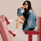 
Best 2025 autumn new Mary Jane shoes simple retro light mouth thick heel women's singles shoes B9929CQ5 red 36