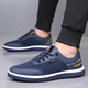 Ximu Yaobo Niu Weisheng men's shoes for summer soft sole breathable outdoor mesh shoes fashionable sports casual shoes driving air conditioning shoes blue (9209) 38 _(standard leather shoe size)