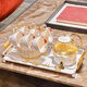 
Pupan light luxury house moves to a new home cup set for home living room kettle water cup cream style tea set wedding dowry 1 cup 1 dish 1 spoon ordinary packaging 1047