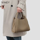 Viney bag women's bag cowhide bucket bag light luxury crossbody handheld shoulder bag birthday gift brand for girlfriend and wife