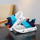 Children's shoes, boys' sneakers, breathable mesh, summer new style 2025 fashionable and versatile set of girls' running shoes LYL9765A gray and blue moon double net 37 shoe length 23.5cm