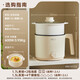 Bear electric cooker, small electric cooker for dormitory, electric steamer, integrated instant noodle pot for student dormitory, small hot pot, multi-function pot V17C2 1.7L with steamer, government subsidy