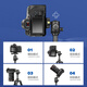 
Lightweight era 166A mini tripod camera micro SLR outdoor travel ultra-light portable short desktop tripod climbing macro photography mobile phone live selfie stick bracket Q166A aluminum alloy version