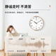 Corloge murale combasi Regardez le nouveau style silencieuse horloge simple mur suspendu chambre à coucher horloge en quartz 7009 or