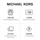 MICHAEL KORS七夕礼物轻奢MK女包MERCER皮质手提斜挎托特包琴谱包  迷你 亮红