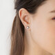 Chow Sang Sang (CHOW SANG SANG) platinum earrings star diamond earrings (one side) 92110E