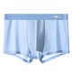 Yalu Unterwäsche Herren-Eis Silk-Boxer-Shorts atmungsaktiv und sportlich dünner Sommer-Boxer-Shorts Jungen 9922-6 Hellgrau + hellblau + hellgrün + Royal Blue 4 Streifen L 80-100Jin [Jin gleich 0,5 kg]