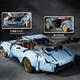 K Box Neujahr Porsche Bausteine ​​Montage Großer Sportwagen Jungen Spielzeug Fernbedienung Auto Modell Geschenk 1: 8 Blastmodifikation Porsche 964 [3890 Partikel] Statisch