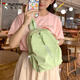 Woodpecker solid color crossbody bag women's large capacity trendy breast bag women's sports ins trendy cool shoulder bag Japanese simple bag white