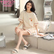Pajamas modal Nouveau short en coton pur d'été pour femmes minces mignonnes mignonnes et sucrées peut être portée à l'extérieur de vêtements à la maison
