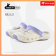 Carter Rabbit Children's Shoes Children's Sandals and Crocs 2025 Summer New Product Lightweight Anti-Slip Wear-Resistant Baotou Baby Shoes White Purple Inner Length 14cm_Foot Length 13.0-13.5cm