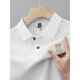 Pier Cardin summer pure cotton men's short-sleeved T-shirt high-end embroidered lapel large size versatile half-sleeved men's POLO Paul shirt trendy t 6628 purple [main picture] M /48
