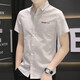 L Lilang's [Code Code] Summer Summer Men's Slim Slim Slim Room с короткими рубашками.