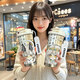 
Light meets the surrounding coffee cup thermos cup white bird wizard high-looking student girl 316 stainless steel water cup KFB3882