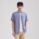
GANT/Gantt [100% linen] Summer men's cool shirt breathable and simple American casual short-sleeved shirt 110 white M