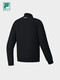 FILA men's woven jacket 2025 summer new golf sports simple base top dark black-BK L 175/96A/L