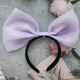 ENRMIIV super large three-dimensional bow headband for female internet celebrities, the same style for taking pictures, exaggerated sweetness and whitening headband, girl's heart hairpin, blue bow