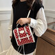 Collège mignon sac à dos 2025 Nouveau style de mode portable portable à pois sac à dos sac à dos sac à bandoulière femmes bac crossbody rouge