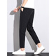 Pantalon de Lee Kids pour hommes et été masculin Couleur solide simple Elastic Business Business Breathable Soft Casual Pants 9902 Black 28 (2 pieds 1) 100jin [Jin est égal à 0,5 kg]