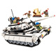 
Enlightenment (ENLIGHTEN) Military Building Block Tank J-20 aircraft aircraft carrier assembly building block model ornaments children's toys boys birthday gift 3206 peacekeeping armored tank
