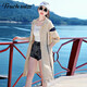 
Tachimis TOUCH MISS high-end fashionable age-reducing sunscreen jacket for women 2025 summer new breathable loose slim long-sleeved cardigan women's clothing White M 80Jin [Jin equals 0.5 kg] to 110Jin [Jin equals 0.5 kg]