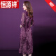 Hengyuanxiang Marke Xiangyunsha Kleid für Frauen 2025 Frühlings- und Sommer Neues Stickemperament Slim Mulberry Seide Seide A-Line-Rock rot l