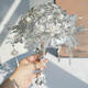 Evoice Staff Holding Flowers Bride Wedding Materials Pack Wedding Crystal Wedding Dress Handmade * Silver Butterfly Holding Materials Pack
