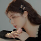 Xiang Wan hairpin 2 pieces bow hairpin forehead grab clip broken hairpin one-word side clip side bangs clip girl birthday gift