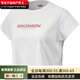 萨洛蒙（Salomon）萨洛蒙  Chronowave 时尚舒适柔软百搭短袖  短款T恤 女款 白色 白色 XS