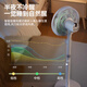 DIAMOND first-class energy efficiency electric fan household floor fan DC variable frequency fan energy-saving electric fan shaking head air circulation fan large air volume living room bedroom light-sound vertical fan SN AI voice + remote control model first-class energy efficiency丨12H timing丨24 wind speeds