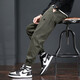 Charluoel Pantalon décontracté Pantalon de style Spring and Automne Pantalons masculins Pantalon Harem Pantalon Sports Pantalon Men de Nine Point Men's Tide Long Pantal