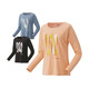 YONEX Women's Long Sleeve T-shirt Outdoor Sports Top Women's Sweat-absorbing Quick Drying Cool 16813 (590) Felt Blue S