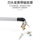 STANLEY screwdriver with one-shaped cross strong magnetic force, whole body screwdriver screw-cone hexagonal cutter rod can tap soft handle alloy steel Cross#2x100mm 61-880-23