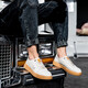 Frühlings- und Herbst-Herrenschuhe echtes Leder echtes Cowhide atmungsaktiv