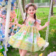 Girls Skirt Summer 2025 New Style Children's Dress Sleeveless Summer Princess Dress for Little Girls Super Beautiful Picture Color 120 cm