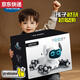 
Qilicai intelligent robot dog children toys boys and girls 1-3 electric remote control walking will be called 5 robots 6 gifts Voice + somatosensory AI intelligent robot dog pink purple 2.4