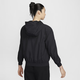 Nike Nike Casual Damen Lose Kapuze -Jacke Sonnenschutzkleidung Neue Sommerjacke Mesh Sport Fv6299 010 Black_white XS