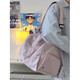 Chengyang Sports Yoga Short-distance Duck Bag Large Capacity Handbag Women's Business Travel Swimming and Fitness Bag Crossbody Backpack Pink 37*20*24cm