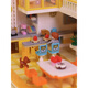 Zhegao's Trendy Toy Building Blocyshs Cat Star Man Apartment Street View Assembly Creative Girl Toy Gift DZ6104 Wangwang Fashion Home-1048PCS