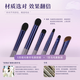 LADES/LADES Purple Rabbit 13 Makeup Brush Set Eyeshadow Powder Blush Brushes Animal Hair Makeup Tools Purple Rabbit Brush Set + Brush Bag + Brush Bucket 13 Pieces Other Materials