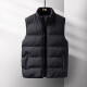 [Löschen Sie das Lagerhaus] Herren-Gelegenheits- und vielseitige Weste für Männer, verdickte Herbst- und Winterkaltweste und Baumwollweste, schwarz 2xl, empfohlen 135-150jin [Jin ist 0,5 kg]