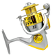 Ultra-far spun wheel all metal inclined light line cup genuine Luya sea rod sea rod metal wheel spinning wheel fish wheel golden 4000 type + fishing line
