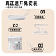 iuu baby swimming bucket without installation Children's bath bucket Foldable bath bucket Household newborn swimming pool bath bucket [No installation-transparent] Big Mac + swimming ring Maternal and infant grade fabric, wear-resistant, stable and anti-deformable