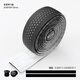 EVR road self-winding belt with bicycle riding handlebars with mountain bike handlebars with anti-slip and wear-resistant straps black and white - dirt-resistant, anti-slip - shock absorption