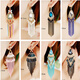 Boucles d'oreilles de style ethnique Tassel boho club de nuit accessoires de mode de vêtements pour femmes