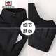 Chaleco de algodón de collar aemape para mujeres 2025 otoño e invierno Nuevo chaleco más de terciopelo clip de caballo caliente azul oscuro xb683 s s