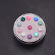 Opal Ring Opal Round Flat Bottom Smooth Semi-circular Face Loose Stone 5mm (op06)