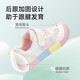 Tylanis spring new kindergarten indoor shoes mesh breathable soft sole children's canvas shoes toe anti-collision walker functional shoes white/powder 25 suitable for foot length 15.0cm